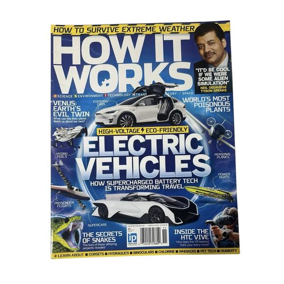 How It Works Magazine LOT x 4 UK Issues Electric Vehicles Dinosaurs Jungle Beast - Picture 5 of 13